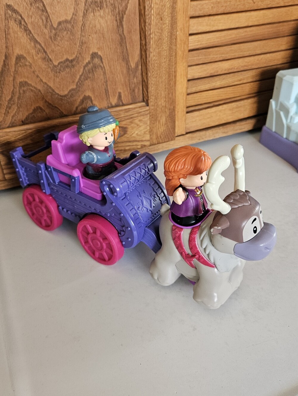 Frozen 2 Fisher-Price Little People Sven, Anna And Kristoph Sleigh